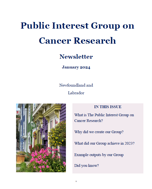 savaslab's tweet photo. Excited to share with you our ANNUAL NEWSLETTER for the year of 2023, summarizing our main accomplishments as the #PublicInterestGroupOnCancerResearch! 

Take a look ❤️

https://t.co/jL5KyAi4my

#NewfoundlandAndLabrador
#NLCancer
#PublicEngagement
#PublicOutreach
#Cancer https://t.co/rJkbFzBeqE
