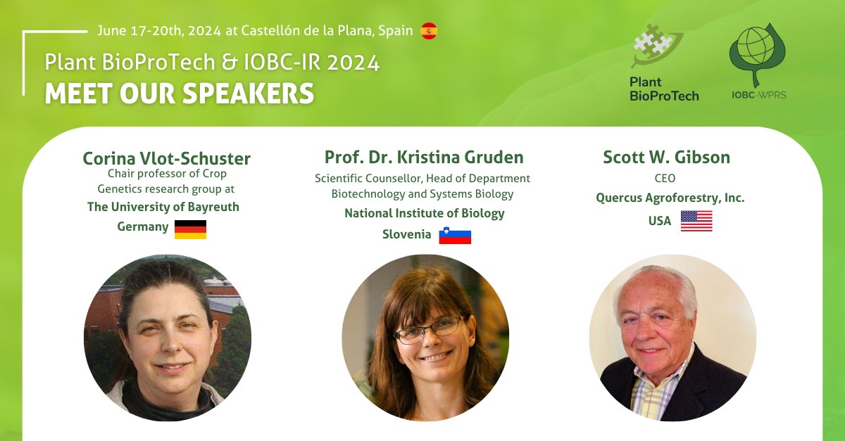 Happy New year !! 🎉🎉🎇

Meet our speakers from  🇩🇪, 🇸🇮, 🇺🇸. 

🔴Only 4 weeks left to submit your abstract - DEADLINE 31st January, 2024

➡ BECOME A SPONSOR, REGISTER OR SUBMIT YOUR ABSTRACT at : lnkd.in/etE2TzCS

#agriculture #agtech #Innovation #biocontrol