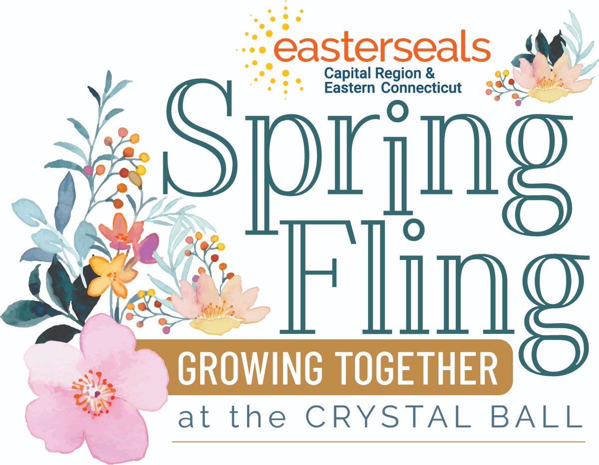 SAVE THE DATE! CELEBRATE EASTERSEALS IN BLOOM! #Easterseals 'Spring Fling' Crystal Ball is on March 23, 2024 at the Riverview in Weatogue, CT. Mark your calendars for this wonderful event, and check out our Crystal Ball event website here: eastersealscrystalball.com