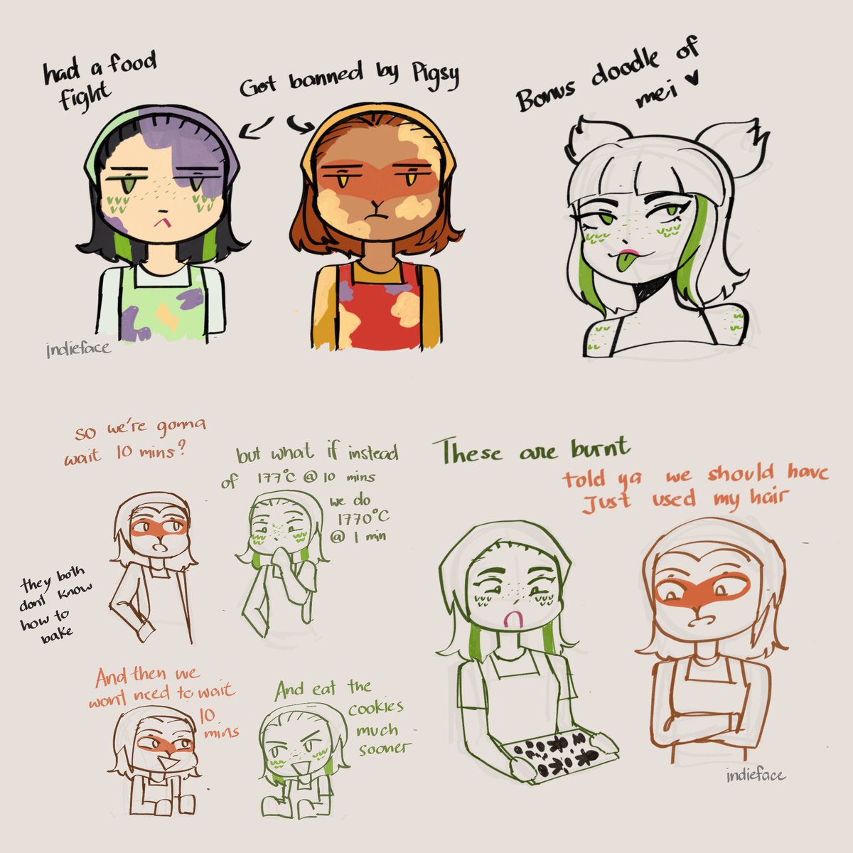 indienomnoms's tweet photo. We should not allow these two to bake
Really late #LMKSS23 but its WASABI DUO. I opted for a doodle page instead of one drawing bc why not :)
#LMKMei #LMKSunWukong #MonkieKidFanart https://t.co/rrySFP1sp8