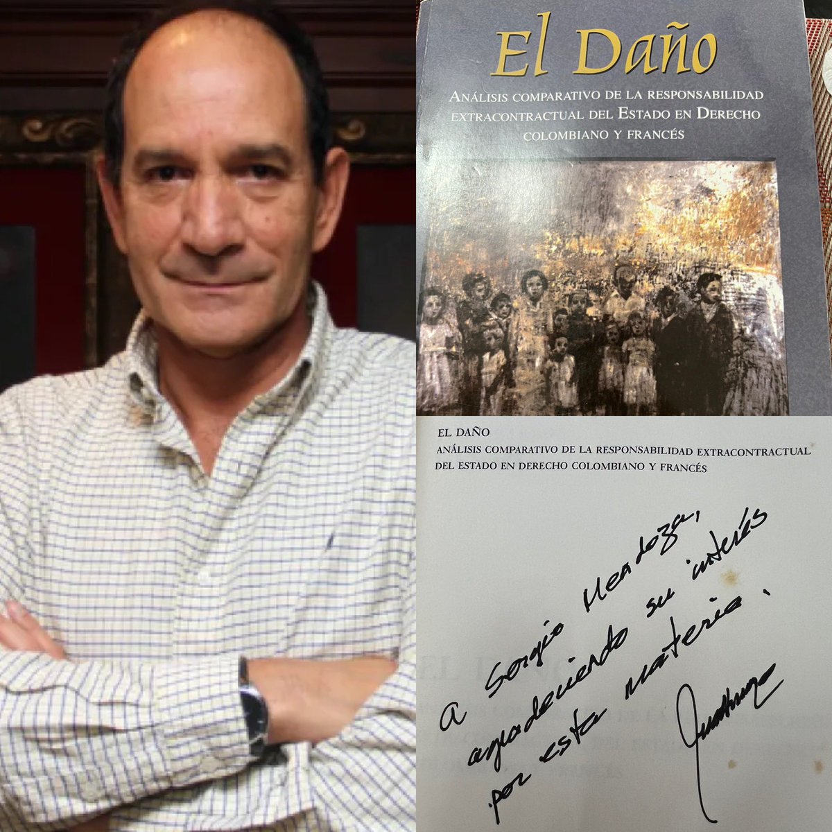 sergioaloserio's tweet photo. Lamento profundamente el fallecimiento del Ex Magistrado de la @CConstitucional y Ex Rector de la @UExternado Juan Carlos Henao quien fue mi profesor de Responsabilidad Extracontractual del Estado, un hombre que hizo valiosos aportes a la Academia y a La Paz. Solidaridad con su familia