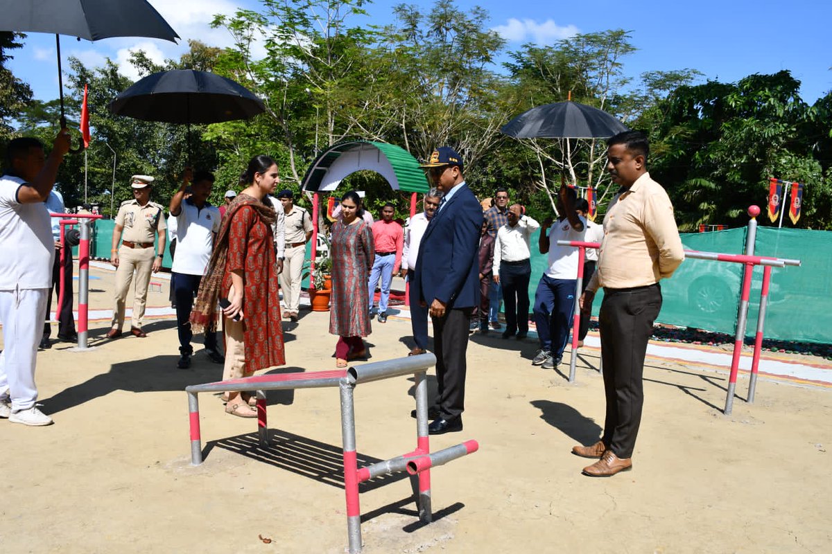 In a momentus ceremony at IRBn HQ Port Mout, Director General of Police Sh. Devesh Chandra Srivastva, IPS unveiled "Feddys Fit Zone"—a testament to sustainability and a heartfelt tribute to the late Ct. Fedrick of IRBn.