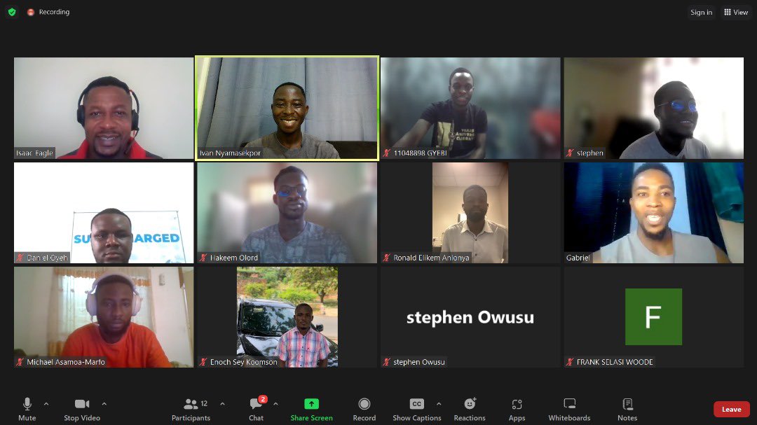 studcenter_hhc's tweet photo. We are excited to announce the start of our 5-Day Python and Machine Learning Bootcamp. We had our first meeting today and we are thrilled to have our participants joining mainly from Ghana and Pakistan, and from various academic and professional backgrounds. https://t.co/BC1MfqBScS