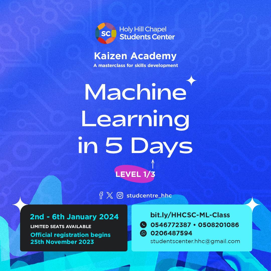 studcenter_hhc's tweet photo. We are excited to announce the start of our 5-Day Python and Machine Learning Bootcamp. We had our first meeting today and we are thrilled to have our participants joining mainly from Ghana and Pakistan, and from various academic and professional backgrounds. https://t.co/BC1MfqBScS