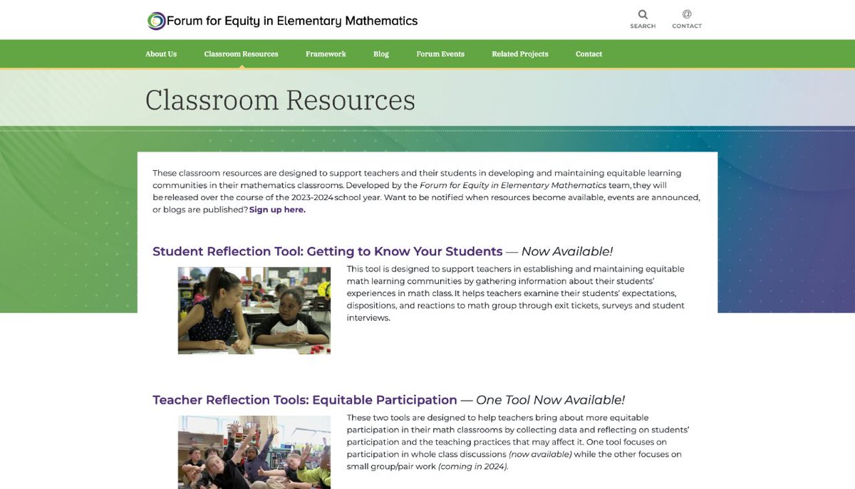 Join the Conversation: Empowering Elementary Mathematics Through Equity. Stay updated throughout the 2024 school year by signing up for notifications: terc.edu/mathequityforu….

#MathEquity #Education #EquitableClassroom #MathEducation #ClassroomResources #TeachingExcellence