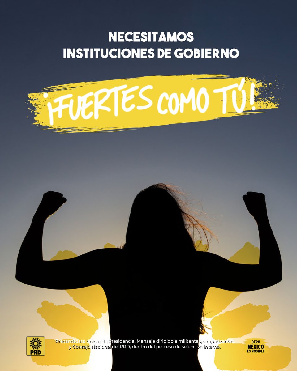 PRDMexico's tweet image. Necesitamos transparencia y más vigilancia, aquí se trabaja para el pueblo, no para un grupo político. #PRDconXóchitl ☀️ #FuerteComoTú
Mensaje dirigido a militantes, simpatizantes y Consejo Nacional del PRD, dentro del proceso de selección interna.