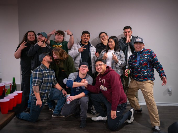 Johnny - 2 pic. One with the homies. #HappyNewYear https://t.co/WXzFd17l8H