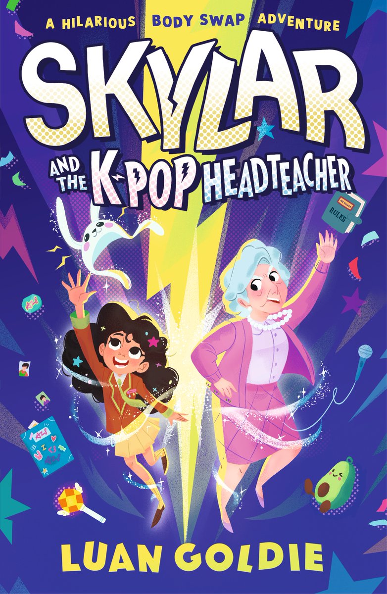 Next, K-Pop meets Freaky Friday in this hilarious middle-grade body swap adventure, Skylar and the K-Pop Headteacher by @LuanGoldie!🐰🫰 netgalley.co.uk/catalog/book/3…
