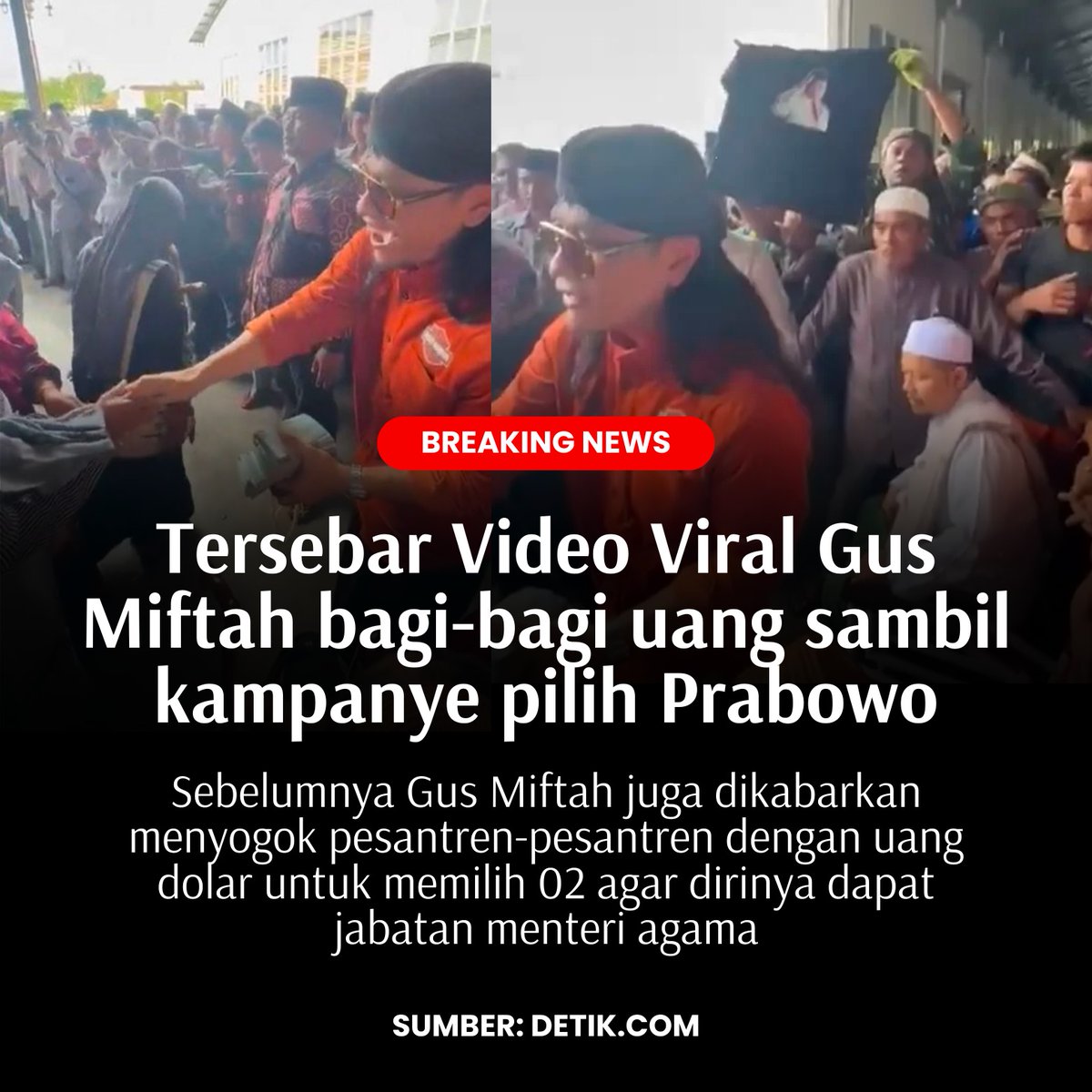 5A1RI's tweet photo. sedekah itu baik, namum manakala sedekah dengan momentum pesta  Demokrasi akan tafsir.
#PerusakNU
#NahdlatulUmaro
@cakimiNOW
@DPP_PKB https://t.co/7Mg3rDHxLA