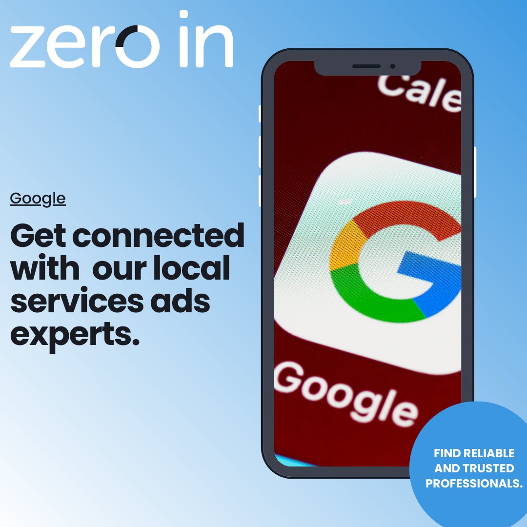 ZeroInOnline's tweet photo. 🌟💼 Unlock Quality Conversions: Ask Our Experts about Google Local Service Ads and if you qualify! 🚀🎯 Looking to drive quality leads and boost conversions? Dive into the power of Google Local Service Ads with our expert team.

#DigitalMarketingAds #LocalServiceAds #GoogleAds https://t.co/RogrRXH37L
