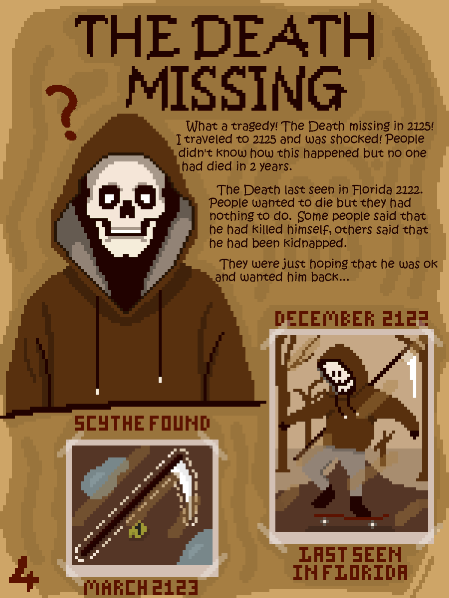 HEYYY NEW DROP ON <a href="/mallow__art/">Now found at @mallowdotart</a> 🩷
"Page #4 The Death" 💀

 Sylvie's Lost Diary Page #4 The Death Missing👀

1/1 PNG
Reserve: 0.5 SOL

LINK⬇️⬇️⬇️