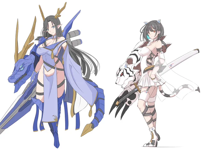 白虎と青龍の身長差 