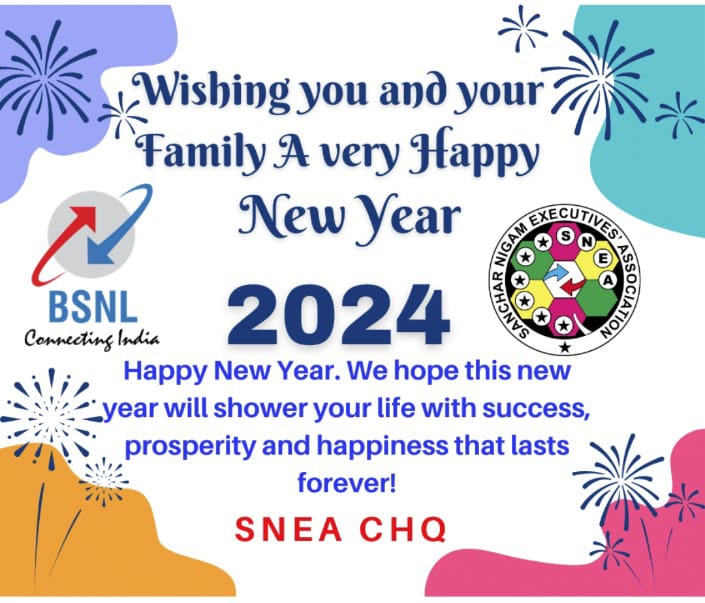 Happy New Year ‼️ We hope this year brings more opportunities and spreads happiness to all. @Gssnea @ManishSmadhiya @pavitrahcst @SPMALLA_31 @niranjanbsnl150 @isaac_b27 @rajesh_manchan @msadasul @TatababuKaranam @samsnvs123 @saxenasai786 @RajenderKhanna0 @Jagtars79108784