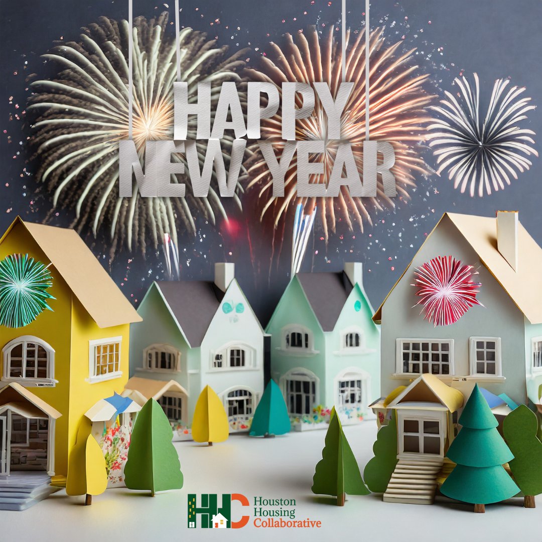 housing4htx's tweet photo. As we step into 2024, we're grateful for the incredible community that makes our housing collaborative thrive. Cheers to a New Year filled with fresh beginnings and shared dreams! 🏡✨ #HappyNewYear #AffordableHousing #NewBeginnings2024 #Housing4HTX https://t.co/8OGSQ1nef9