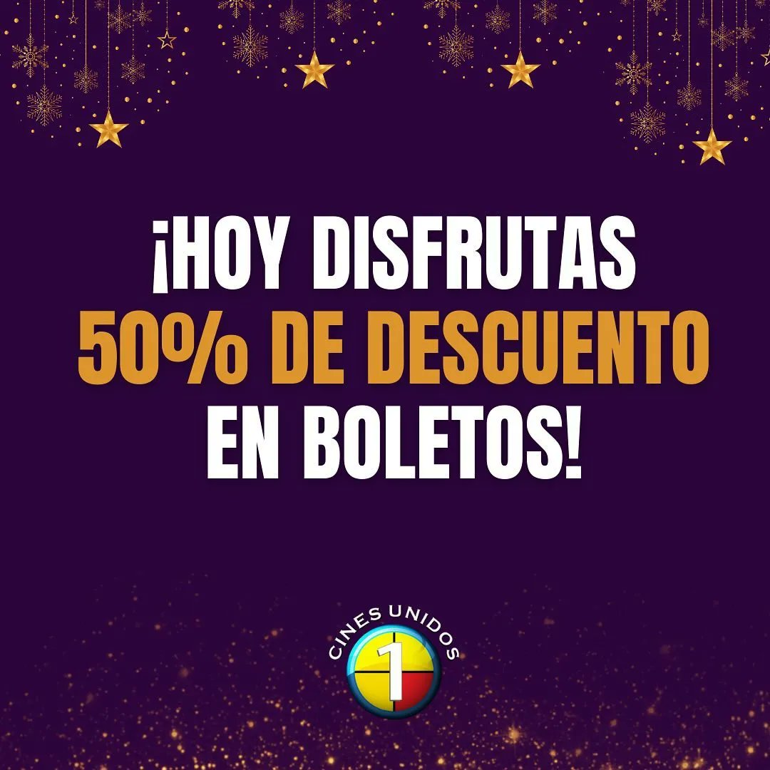 hyperjumbomalI's tweet photo. 🎥🍿 Corre a ver tus películas favoritas en @CinesUnidos del Hyper Jumbo Mall. 💙
Recuerda que HOY puedes disfrutar del 50% en el precio de tus boletos. 🎟️🎞️
Consulta las funciones y horarios en su web https://t.co/61VETBVyP3 😎
¡Te esperamos!
#hyperjumbo #maracay https://t.co/SFdvjWoDAb