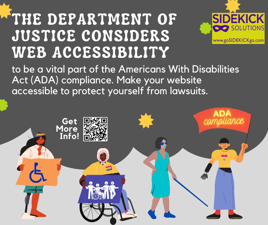 In fact, it is required by law. Make sure your website is accessible to protect yourself from Lawsuits! #accessiblewebsites #ADAcompliantwebsites