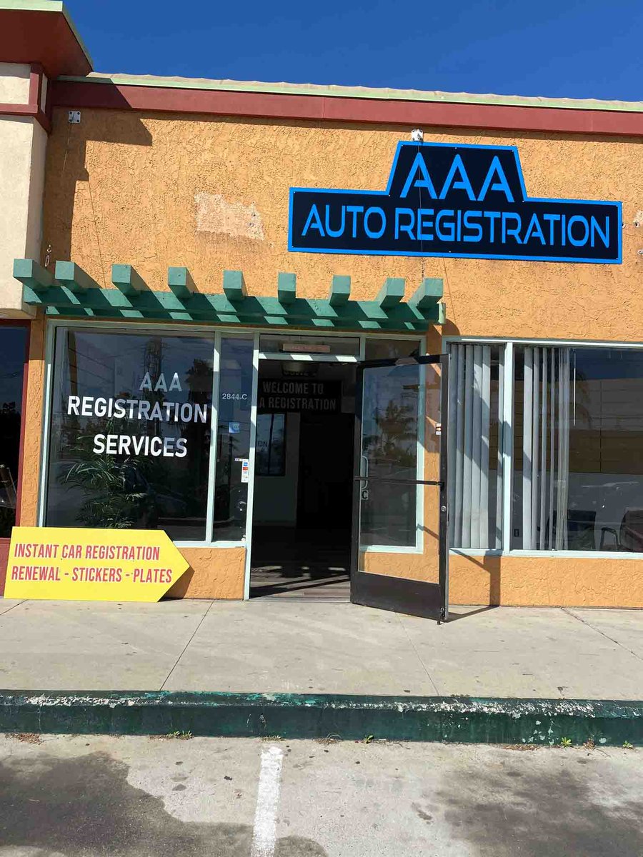 AAA_Regist's tweet image. Our registration service is quick, efficient, and reliable, backed by a robust security system that ensures your personal information remains confidential and secure. Visit us today at 2844 Main St. Ste C, San Diego, CA 92113!

#RegistrationService bit.ly/3qTKkEM