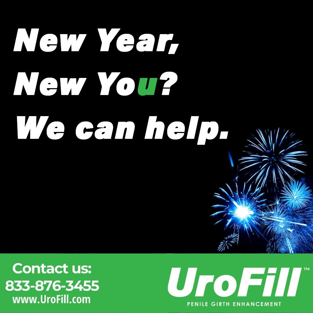UroFill's tweet photo. Now that 2024 is here, get ready for some real fireworks in the bedroom. UroFill™ is the only patented girth enhancement procedure that's solely performed by expert urologic surgeons.  Start your year off with a bang and contact us at info@urofill.com or 833.876.3455 https://t.co/RwbDGzVU4L