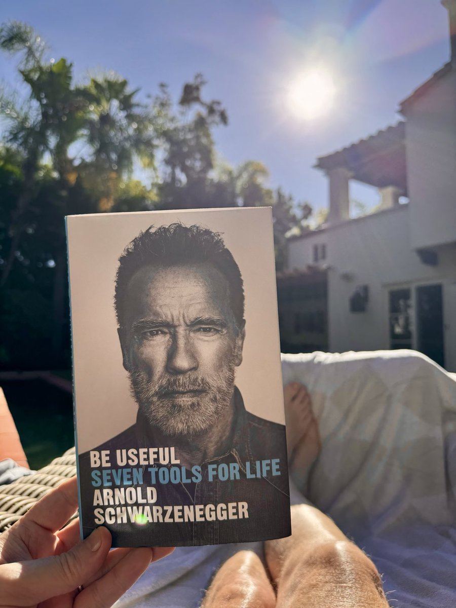 Loving this book ⁦<a href="/Schwarzenegger/">Arnold Schwarzenegger</a> - you’re so right: nobody got anywhere worth going without working their ass off.⁩ 👍