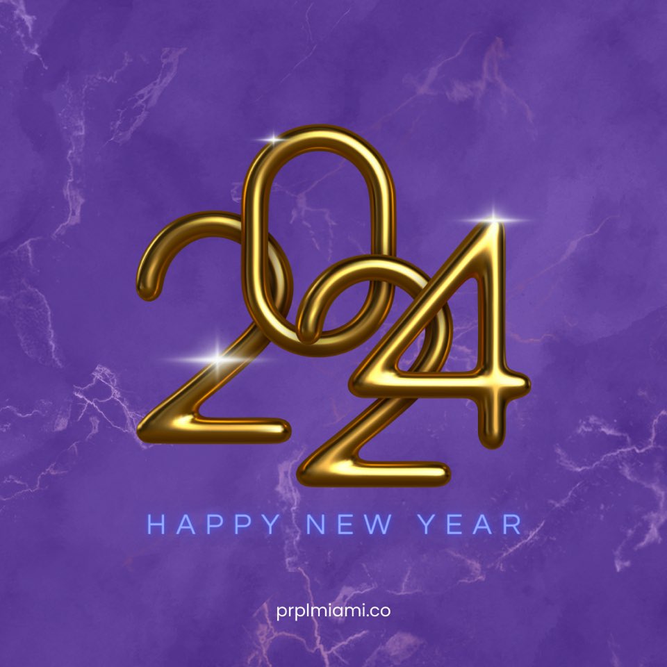 prplmiami's tweet photo. We enter this new year esctatic about the projects we will work on, collaborations and strategic partnerships. ✨

Cheers to 2024! 💜 

#hello2024 #PRPLMiami #marketinginmiami #marketingagency #publicrelations #contentcreation #marketingstrategy #marketing https://t.co/WkeoY7mxfI