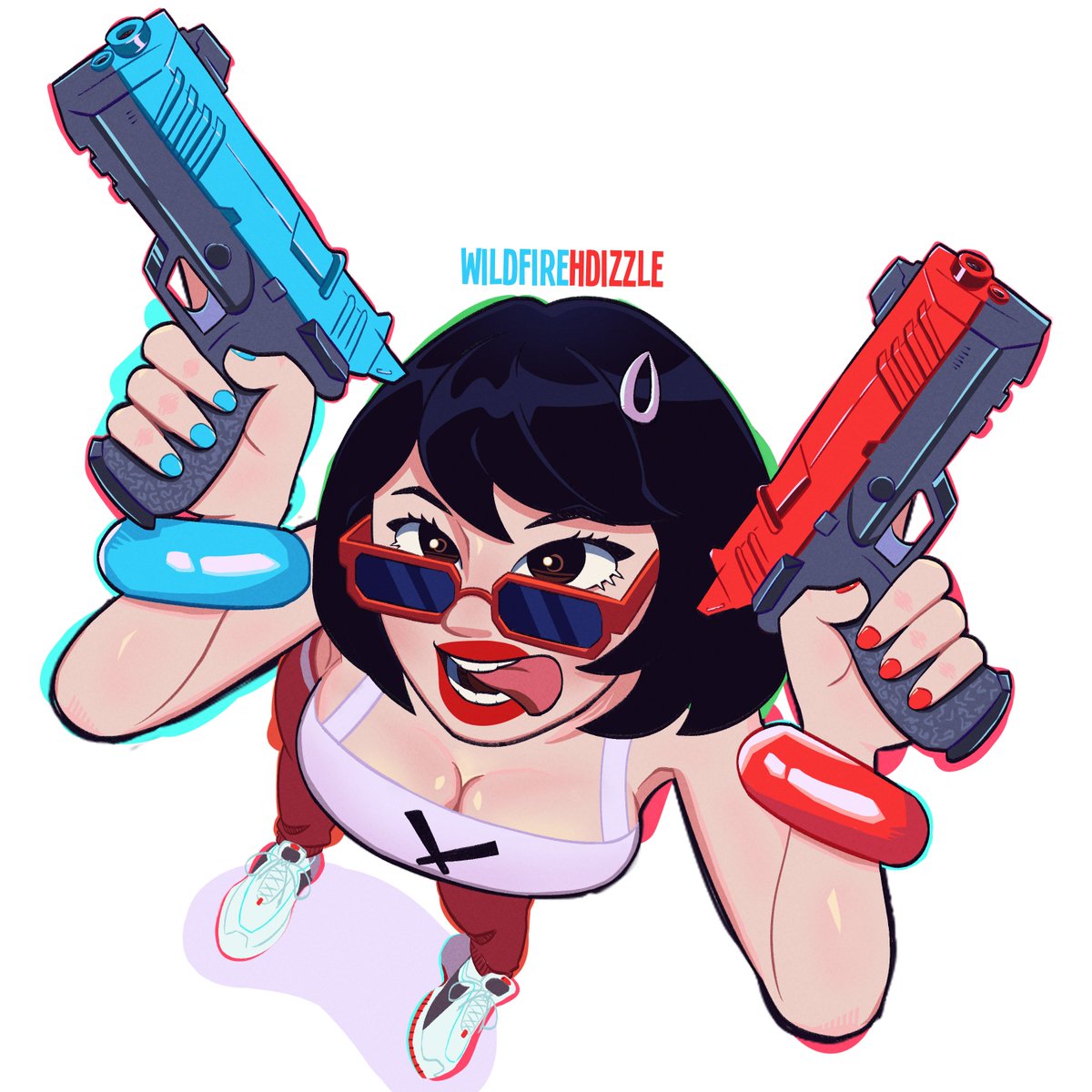 WildfireHDizzle's tweet photo. Evie 💙❤️ #FortniteArt  #Fortnite #FortniteChapter5 https://t.co/Ijd9ZC7Lxr