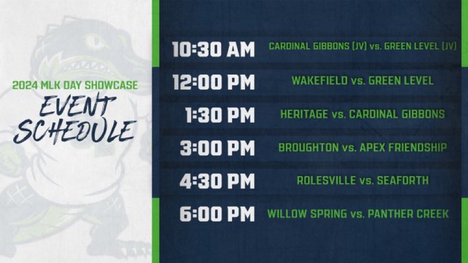 The 2024 MLK Day Showcase Powered By Veritcal Raise is just around the corner. Don’t forget to purchase your tickets for this all day event! events.ticketspicket.com/agency/13c933b…