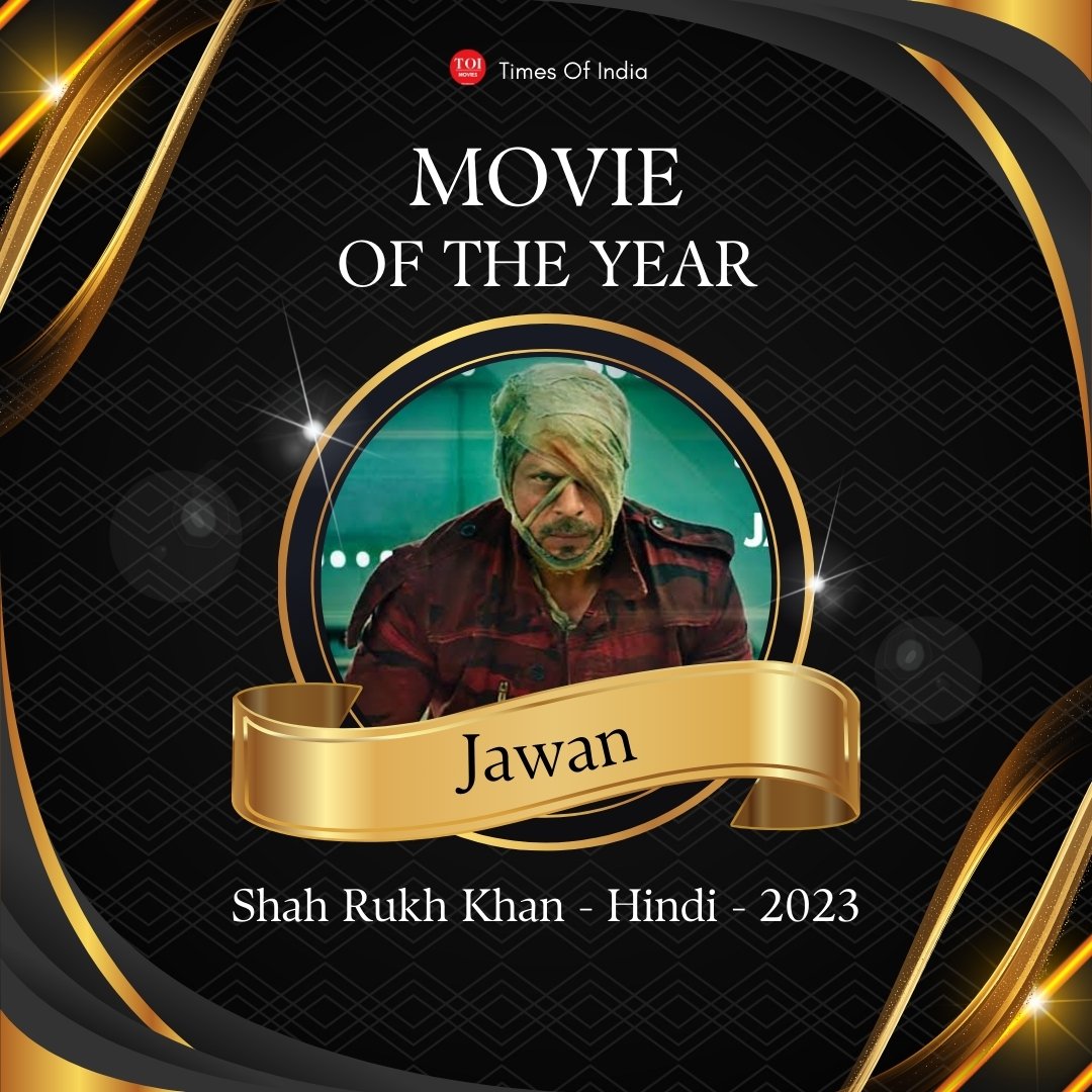 MOVIE OF THE YEAR 2023 - Hindi #Jawan 🏆
#Dunki <a href="/iamsrk/">Shah Rukh Khan</a>
x.com/i/spaces/1eaKb…

Highest Grossing Hindi film 2023 ✅
1100Cr Collection ✅
Industry Hit ✅
#ShahRukhKhan