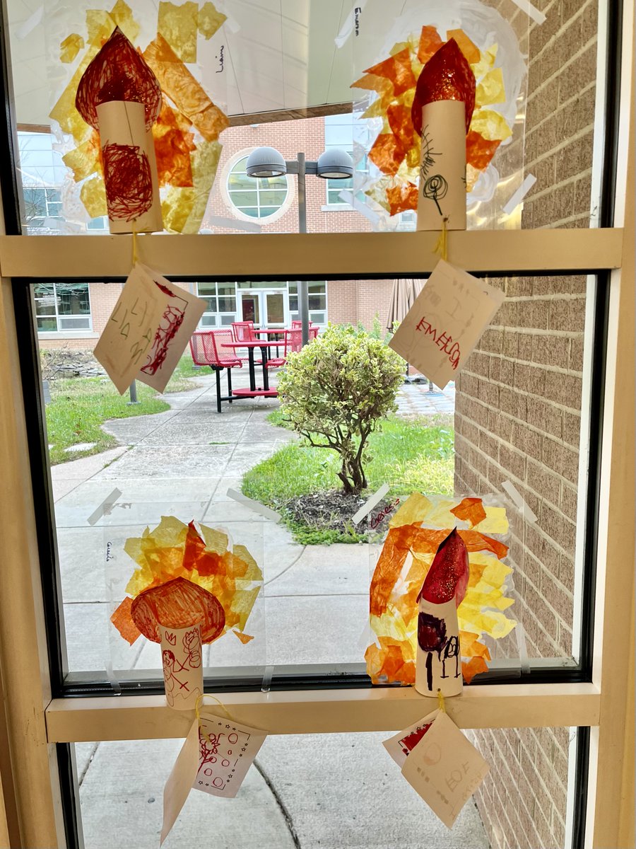 apscspr's tweet photo. Beautiful student artwork with symbols of light are adorning our windows as we celebrate the New Year at Carlin Springs. Welcome back everyone! https://t.co/UbDl2jHrj0