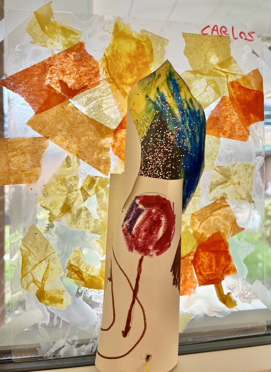 apscspr's tweet photo. Beautiful student artwork with symbols of light are adorning our windows as we celebrate the New Year at Carlin Springs. Welcome back everyone! https://t.co/UbDl2jHrj0