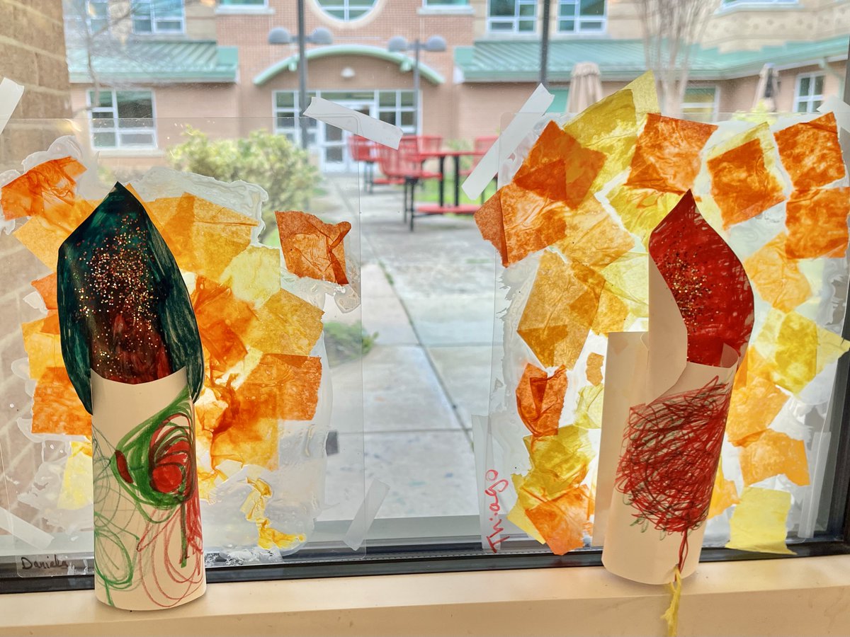 apscspr's tweet photo. Beautiful student artwork with symbols of light are adorning our windows as we celebrate the New Year at Carlin Springs. Welcome back everyone! https://t.co/UbDl2jHrj0
