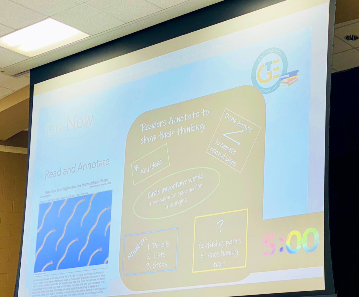 What a great way to refresh for the new year!  Reading and Writing Connections using RLA TEKS with <a href="/touch_golding/">Golding Touch Education Consulting LLC</a>. I gained new learning and confirmed best practices in this pd! So excited to share with teachers <a href="/WBE_Sheriffs/">Burton Elementary</a>!