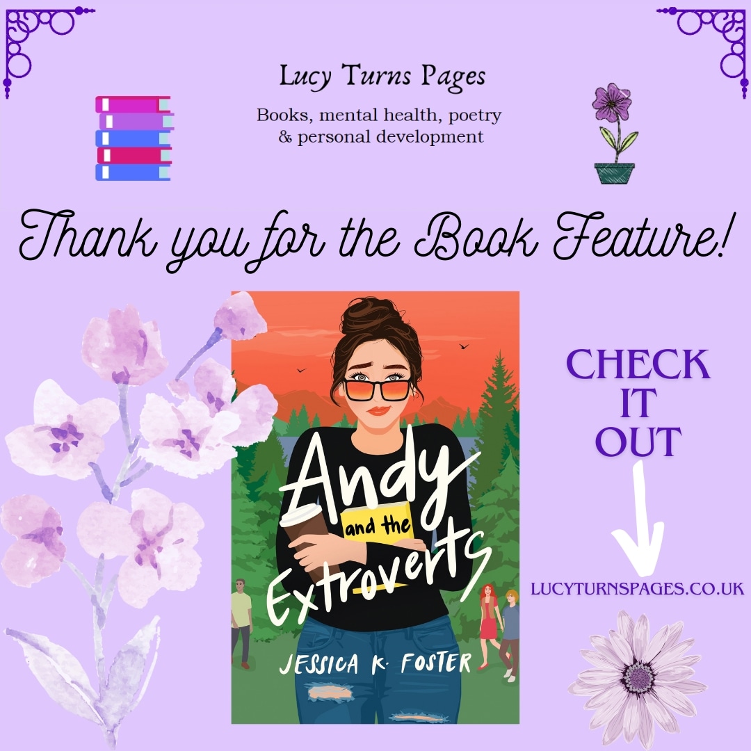 JessicaKFoster's tweet photo. Thank you so much to @lucyturnspages for the awesome feature of #andyandtheextroverts !
@WRDStories #BookTwitter https://t.co/9tblyz9L8E