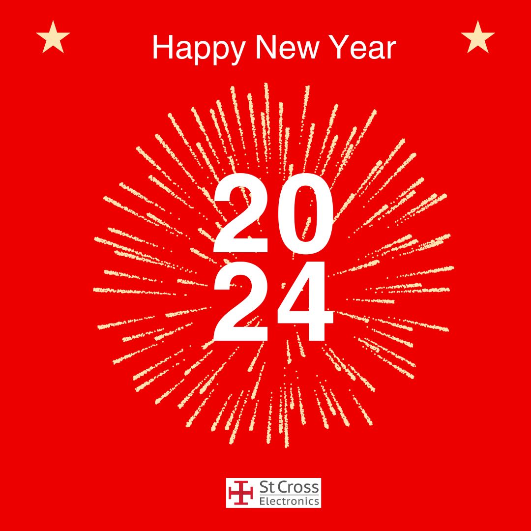 StCrossElec's tweet image. Happy New Year!  We wish you all a fantastic 2024. #HAPPY2024 #cableassemblies #cableharnesses