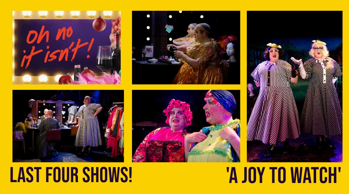 We’re back tomorrow for the final performances of award-nominated ‘Oh No It Isn’t!’ by <a href="/ActLukeAdamson/">Luke Adamson (he/him)</a> 
‘Superb’ ★★★★★ Lastminute Theatre Tickets
‘a great night out’ ★★★★ Reviewsgate
‘ingenious’ ★★★★ Sardines
Limited availability.  Booking here: