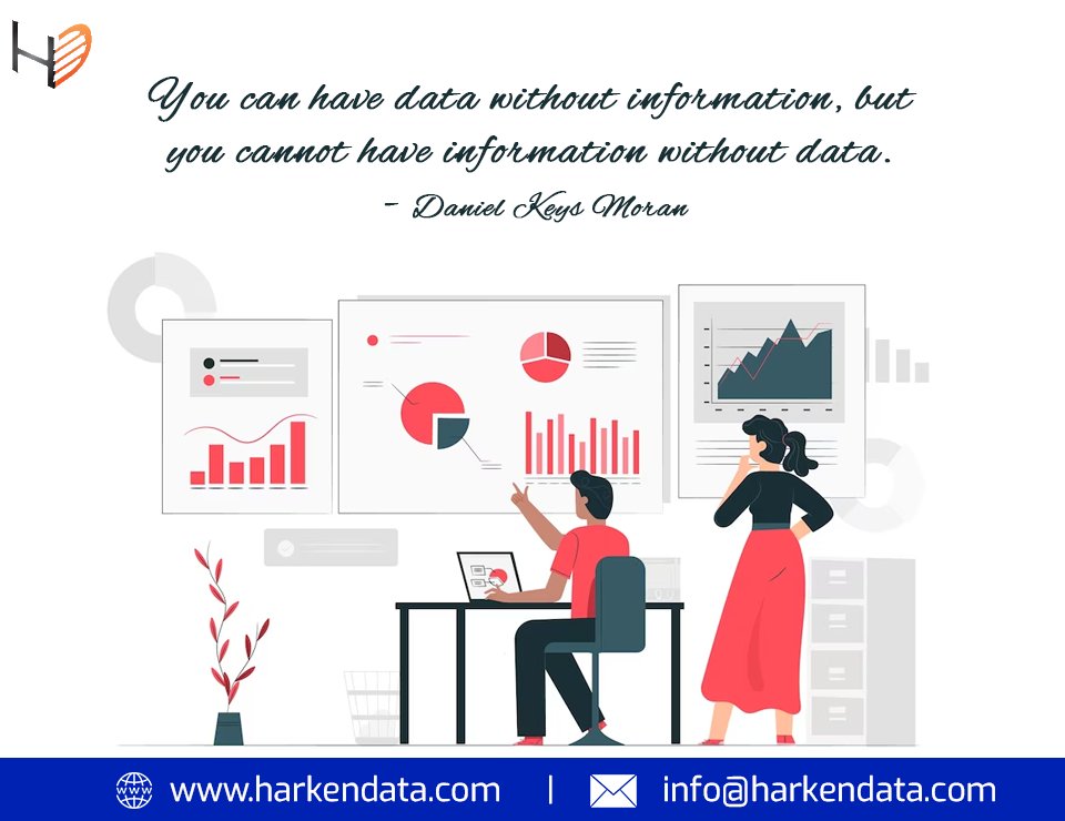 Harkendata's tweet photo. You can have data without information, but you cannot have information without data. - Daniel Keys Moran
#data #datawithoutinformation #information #withoutdata #business #businessintelligence #danielkeysmoran #harkendata https://t.co/c8LLGfJ2Au