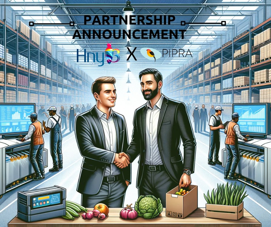 We are thrilled to share some exciting news today! We are delighted to announce a strategic partnership between <a href="/PipraSolutions/">Pipra Solutions</a>  and HnyB.

Together as a team, we want to make sure that the food wastage gets reduced and we bring traceable, safe and secured food to your table.