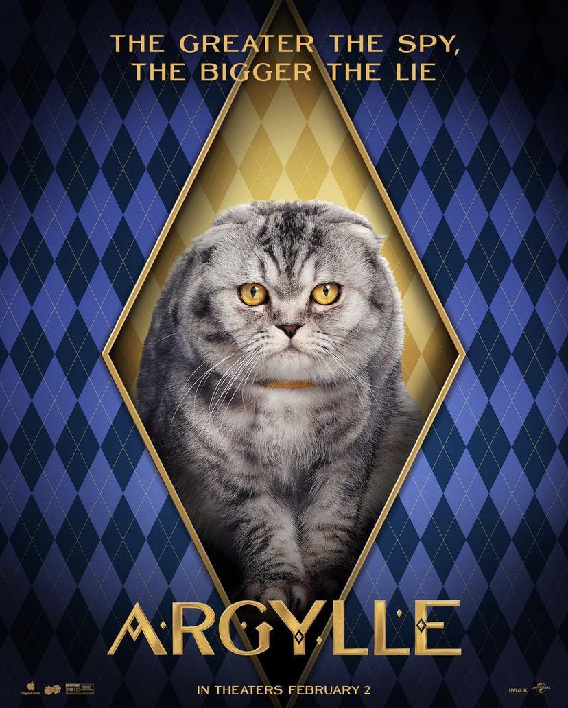 Nieuwe Argylle karakterposters
