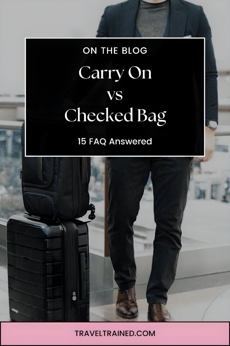 SunnyTravelTrnd's tweet image. Dive into the world of luggage choices with our insightful guide comparing checked bags to carry-ons. Explore the benefits, limitations, and strategic considerations to help you make the right choice for your travel style.
#carryon #checkedbag #traveltips #luggage
