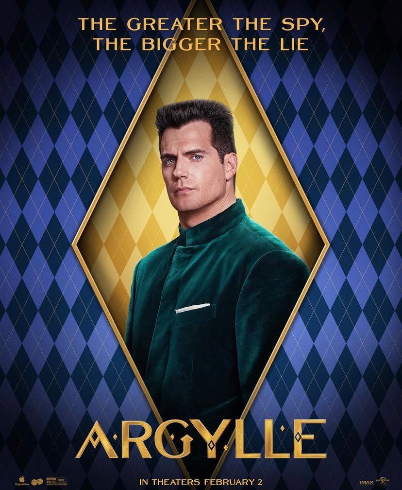 OnScreenMX's tweet photo. Nuevo pósters de Argylle con Henry Cavill y Dua Lipa. En cines el 2 de febrero de 2024. https://t.co/ImnjoUGh4W