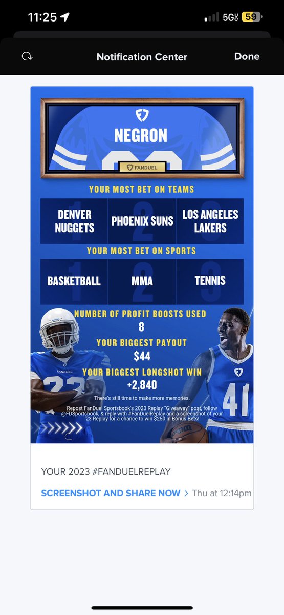 MmaXavier's tweet photo. @FDSportsbook #FanDuelReplay 🙏🏽🙏🏽🙏🏽 https://t.co/q6Vg3v1zSk
