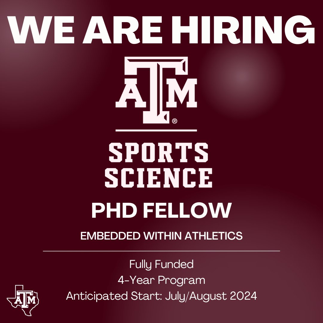 Texas A&M Sports Science tweet media