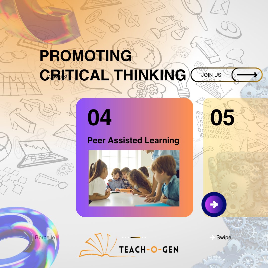 teach_gen's tweet photo. Starting 2024 with Teaching Strategies for Promoting Critical Thinking in the classroom 🤓 👩‍🏫 
Register at January's round and enjoy new year's 10% discount using code: NEWYEAR10.
For further details https://t.co/NQevh0Kskv
#criticalthinkingskills #teachogen #schools #teachers https://t.co/91wGFFZ9Tt