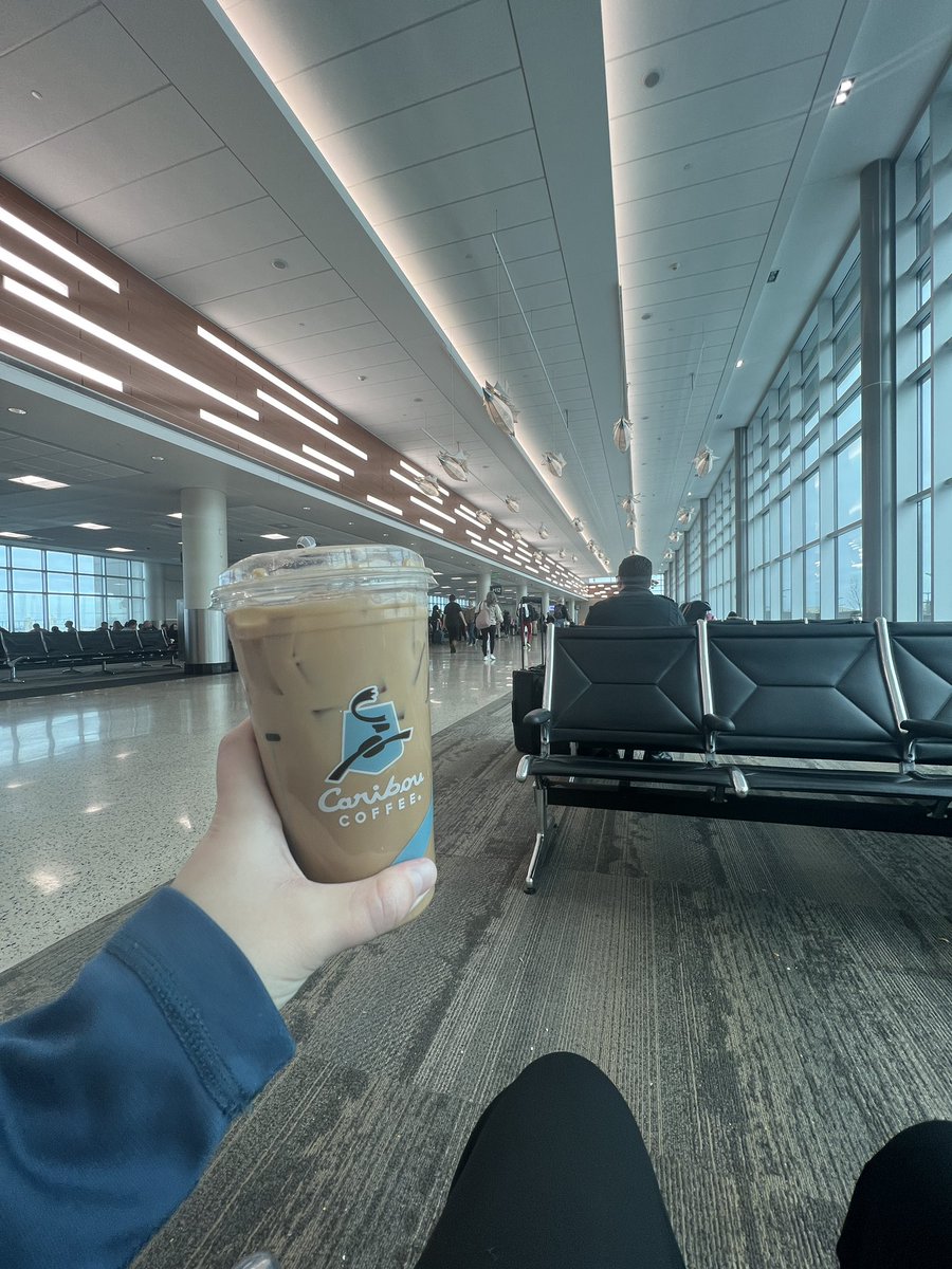 Had to get my last @cariboucoffee before heading home! #msp #terminal2 #bestcoffee #MN #KC