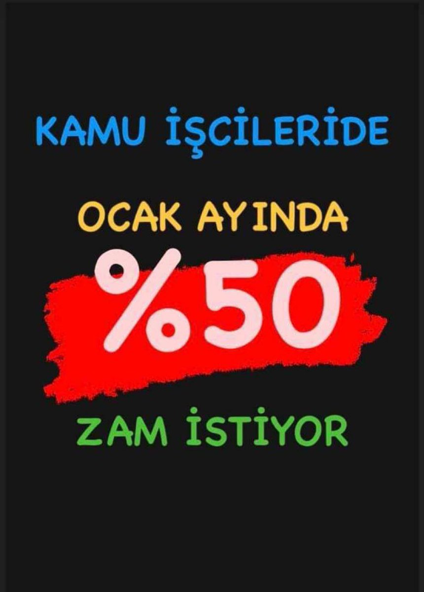 #kamuiscilerizamistiyor