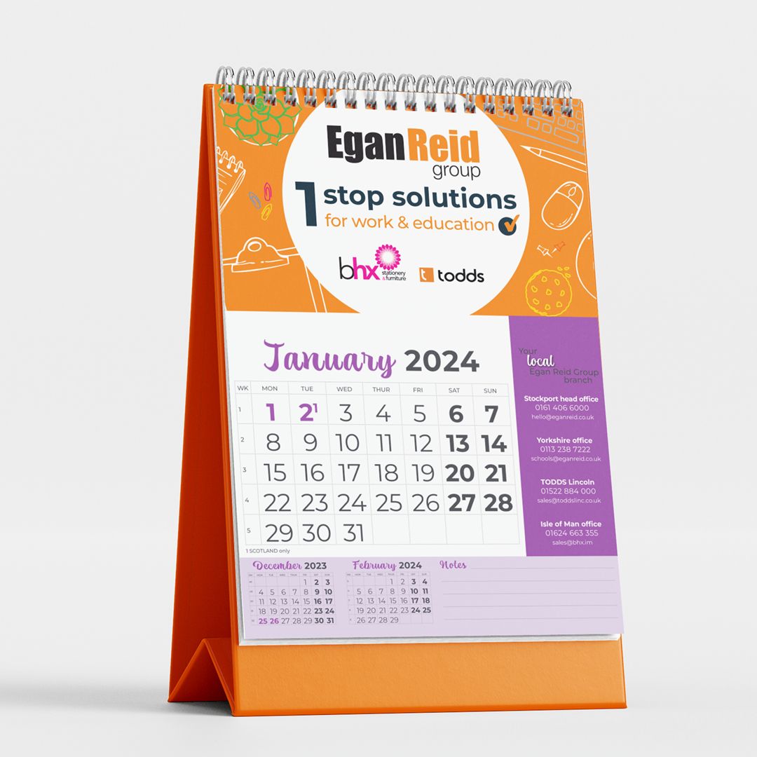 First day back done? Ish? We're here to make the transition from post-Christmas haze to productive January easier. We're your one-stop solution for workplace supplies, furniture and interiors, print and promo, workwear and more, helping you to tick off your 2024 to-do list.