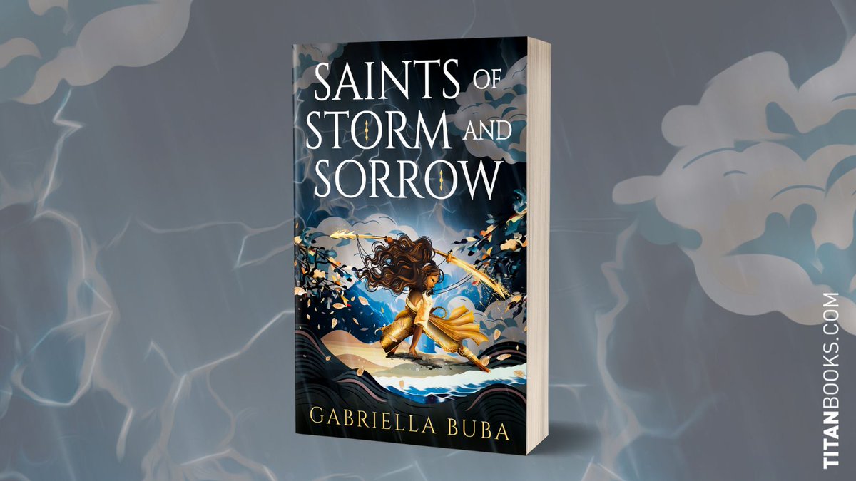 Titan Books (@titanbooks) on Twitter photo We are thrilled to reveal the stunning cover of Gabriella Buba (<a href="/GabriellaBuba/">Gabriella Buba-SAINTS OF STORM AND SORROW Out Now</a>)'s Filipino-inspired fantasy debut, SAINTS OF STORM AND SORROW.
Coming June 2024 and available to pre-order now: bit.ly/47fOLZR We are thrilled to reveal the stunning cover of Gabriella Buba (<a href="/GabriellaBuba/">Gabriella Buba-SAINTS OF STORM AND SORROW Out Now</a>)'s Filipino-inspired fantasy debut, SAINTS OF STORM AND SORROW.
Coming June 2024 and available to pre-order now: bit.ly/47fOLZR