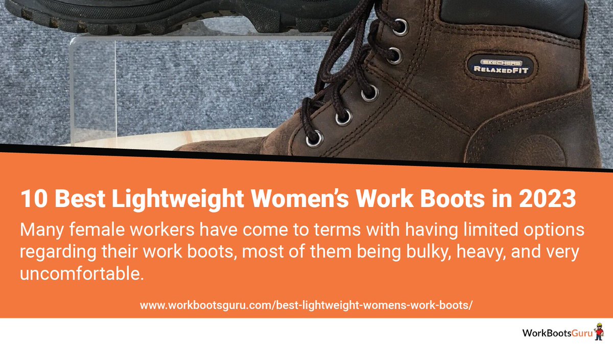 10 Best Lightweight Women’s Work Boots in 2023

Read more: workbootsguru.com/best-lightweig…

#WorkBoots #SafetyFootwear #Workwear #WorkBootLife #WorkBootStyle #WorkBootCollection #BootLover #DurableBoots #ComfortableBoots #BootsOfTheDay  #BootsForWork #WorkBootEssentials