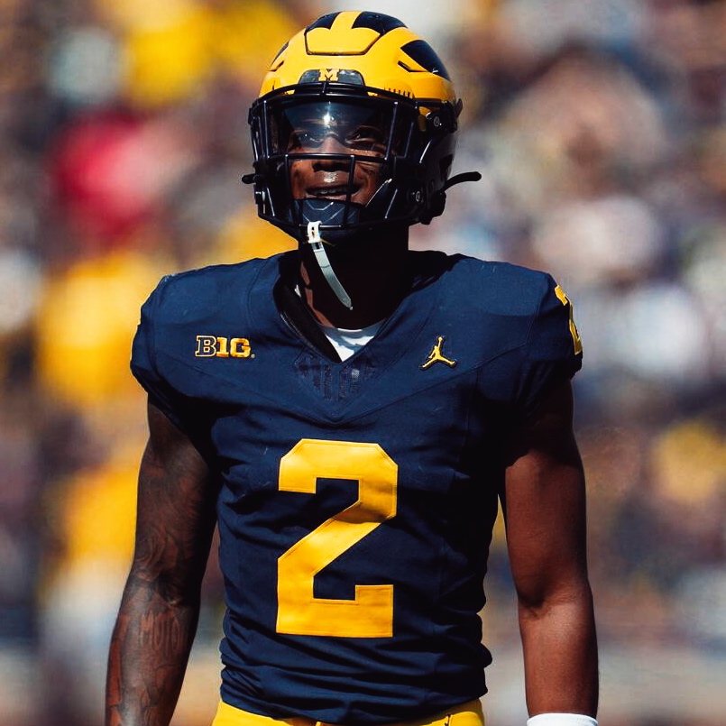 PFF_College's tweet photo. Michigan CB Will Johnson Vs Alabama:

〽️ 33 Coverage Snaps
〽️ 2 Times Targeted
〽️ Zero Catches Allowed https://t.co/BlG2nxLAAp