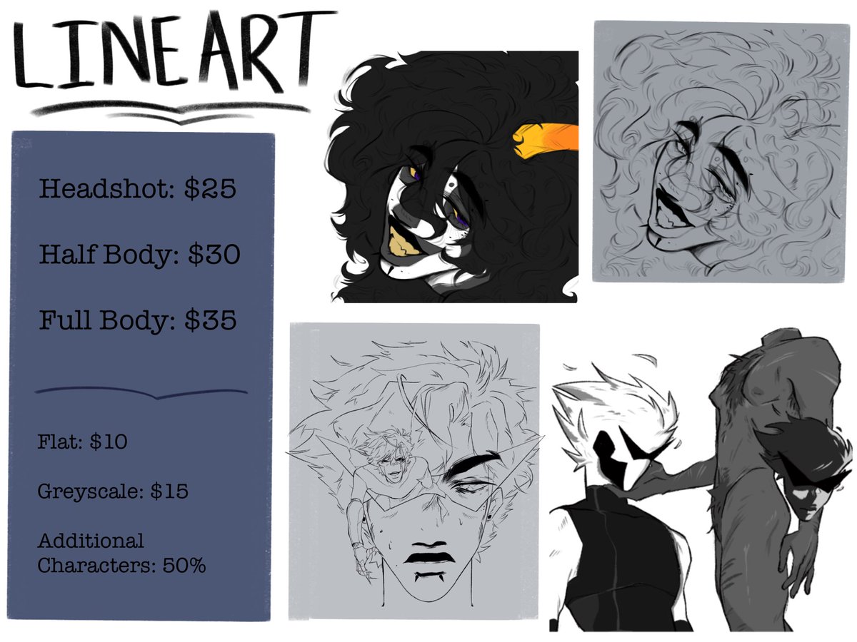 deathdirk69's tweet photo. New year new com sheet… I got vigorously bullied into changing my prices and reposting it so yeah. If you have any questions feel free to ask #commisionsopen https://t.co/vrSaf6wQfI