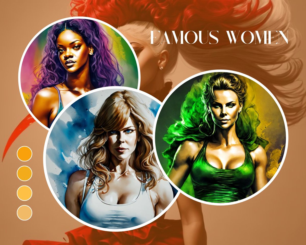 FunMind2000's tweet photo. "Famous women" collection consists of 10,000 attractive and unique artworks of 319 successful women in various fields. #drop #nft #art #polygon #opensea #celebrity #actress #singer #model #bonk #sol #btc #eth #x #Christmas https://t.co/pHBsU9qzlS
https://t.co/QDkczQQXIa https://t.co/xp4R5NoxXk